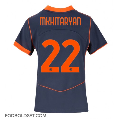 Inter Milan Henrikh Mkhitaryan #22 Tredjetrøje Dame 2025-26 Kortærmet